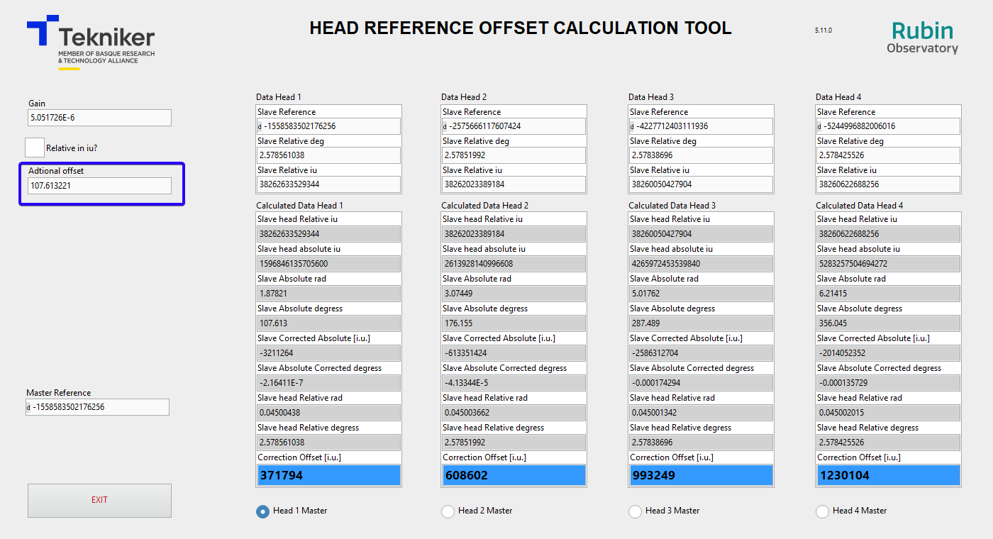 Insert Additional offset in the tool