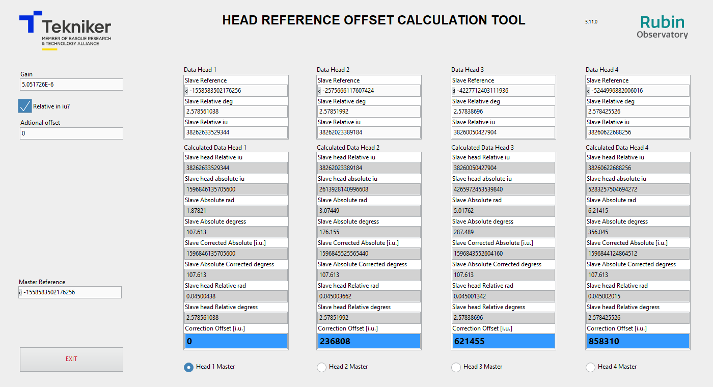 Azimuth Head Reference offset for azimuth axis