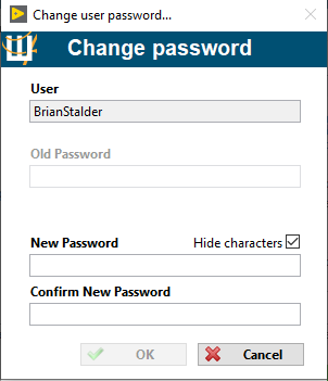 Change password