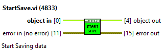 StartSave.vi context help